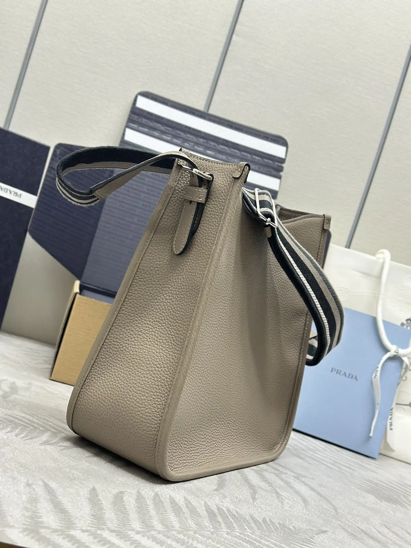 Prada Grained Leather Crossbody Bag D105011014 — view 3