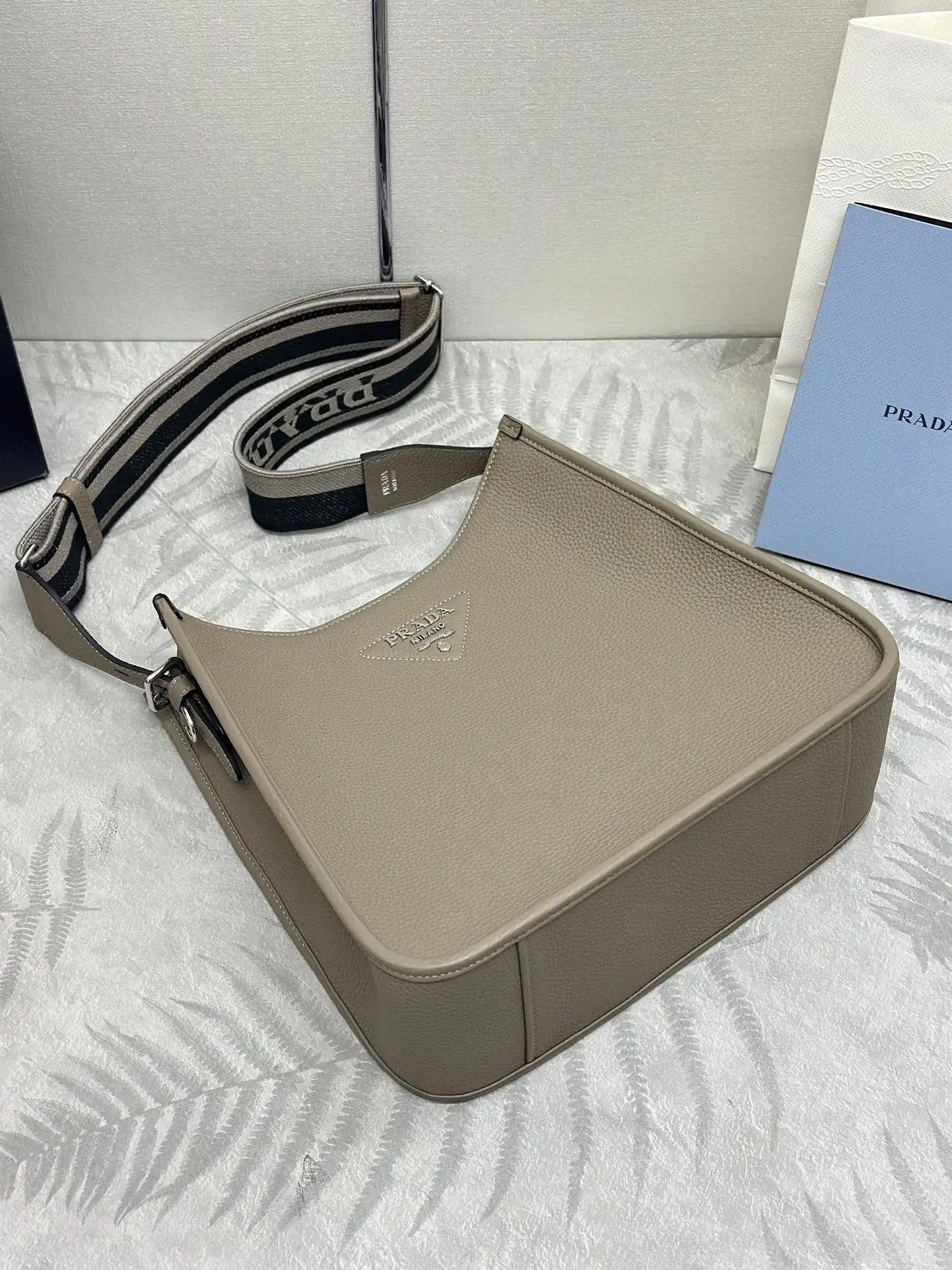 Prada Grained Leather Crossbody Bag D105011014 — view 4