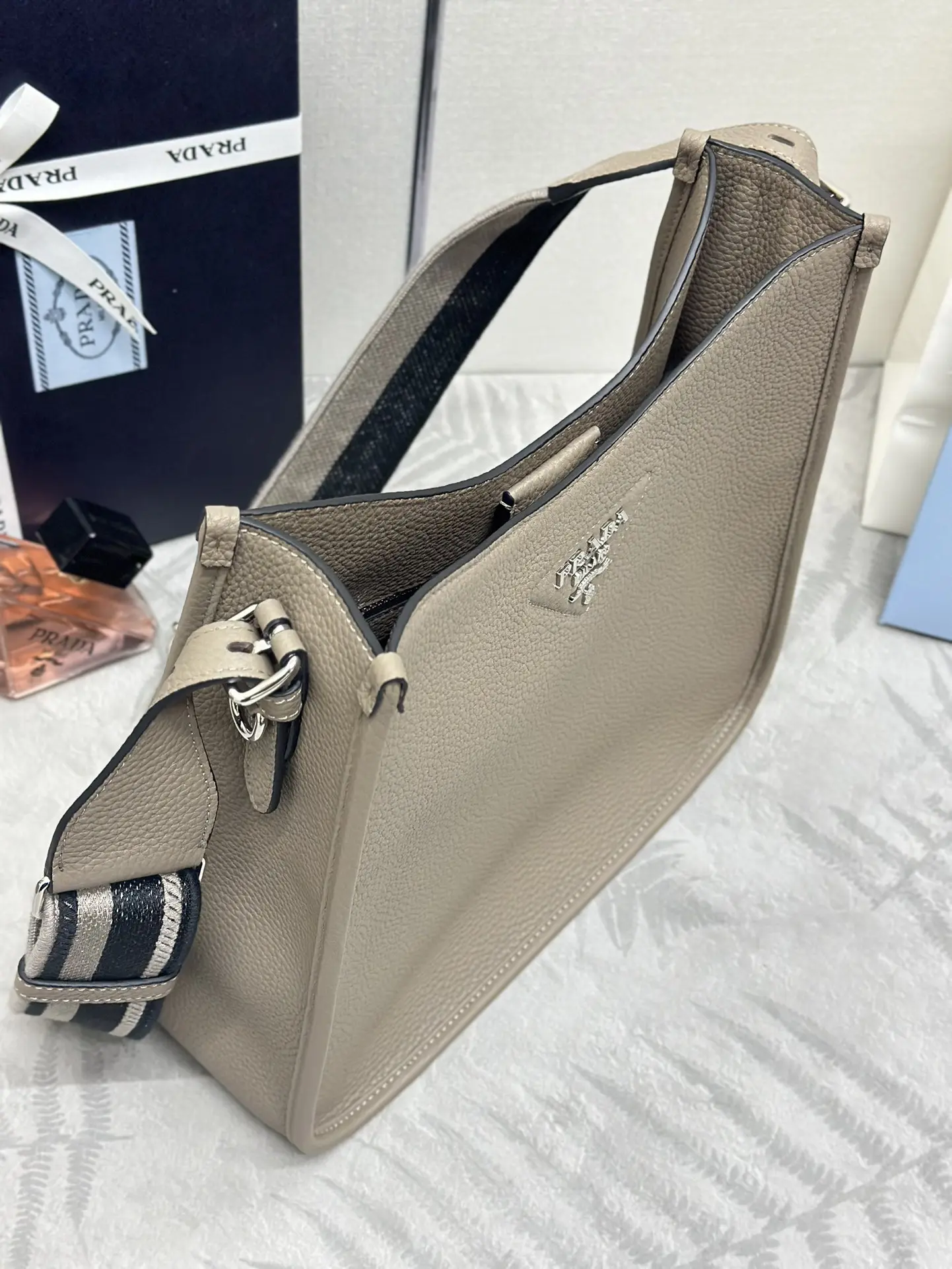 Prada Grained Leather Crossbody Bag D105011014 — view 5
