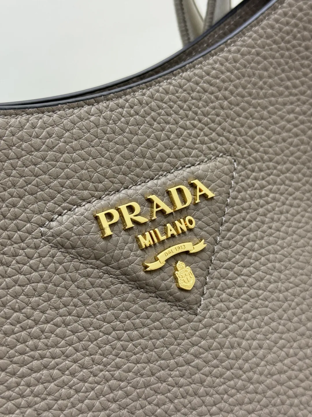 Prada Grained Leather Crossbody Bag with Logo Strap D106011314 — view 7