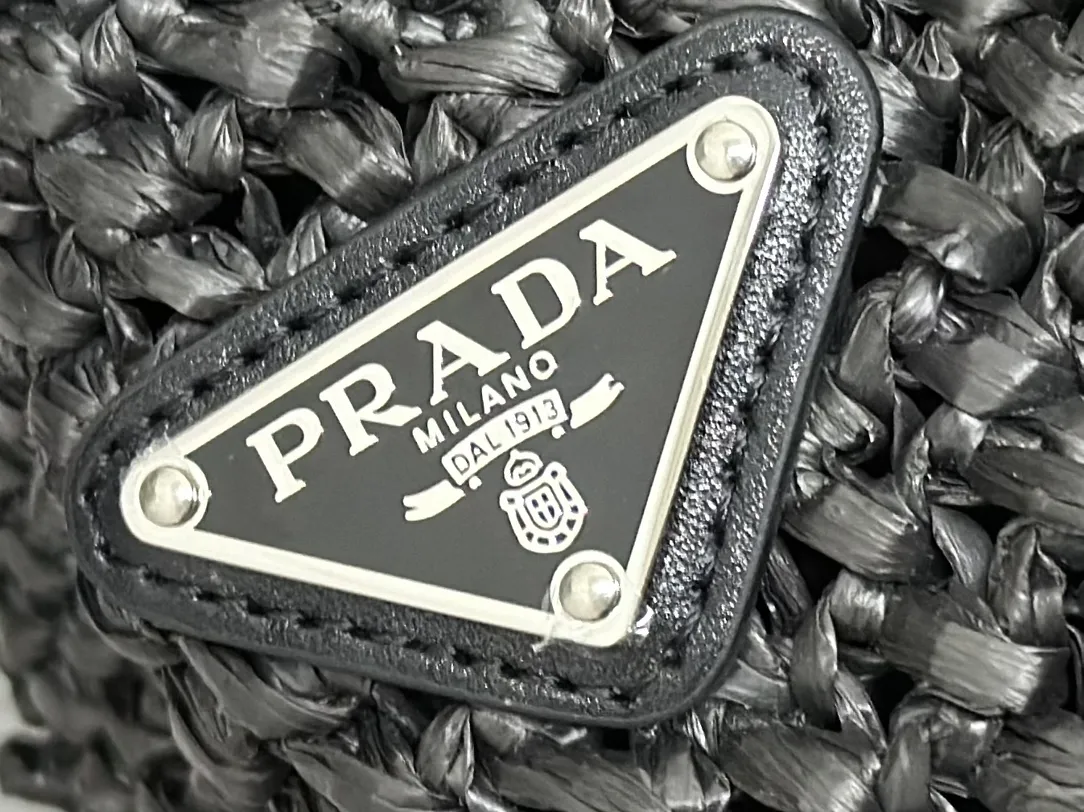 Prada Raffia Large Tote Bag D106011317 — view 6