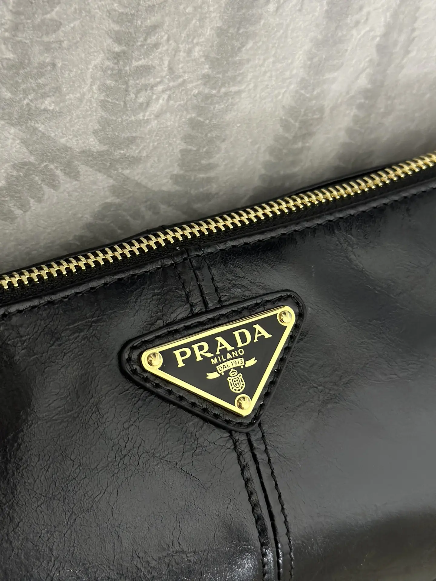 Prada 1BC221 Oiled Leather Shoulder Bag D89011326 — view 7