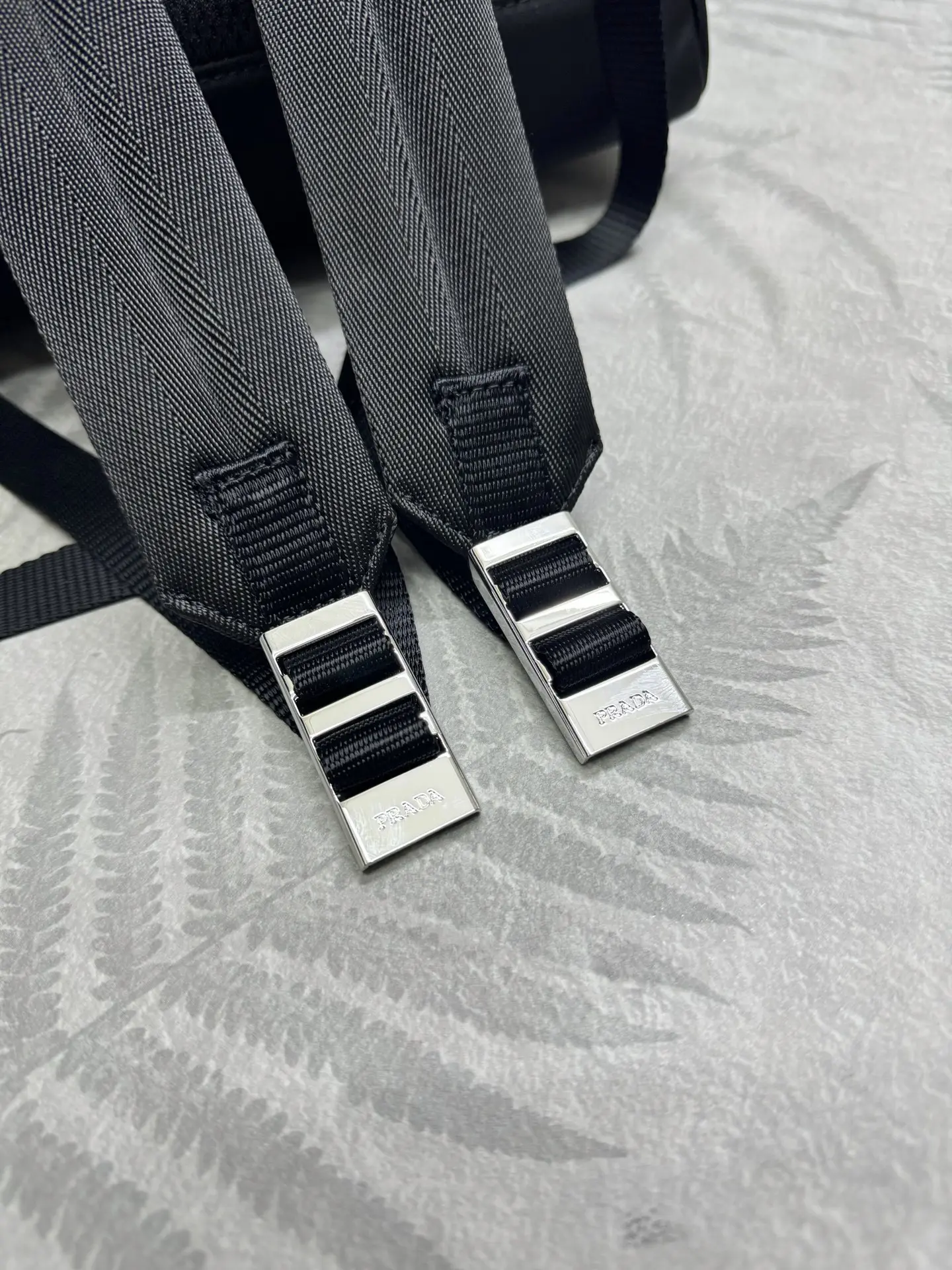 Saffiano Leather and Nylon Backpack D76011327 — view 6