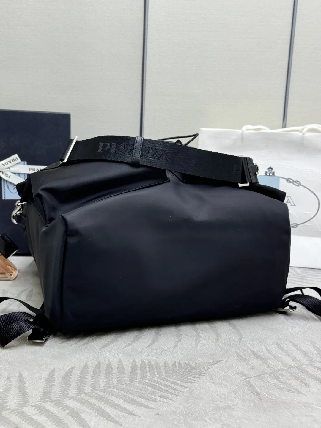 Nylon Backpack with Adjustable Shoulder Strap D99011329 — view 6