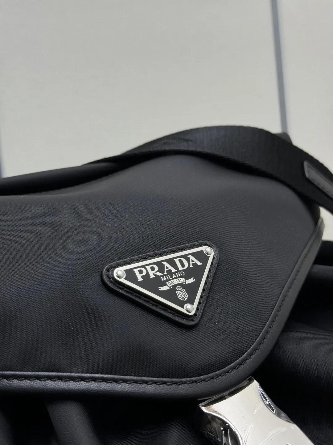 Nylon Backpack with Adjustable Shoulder Strap D99011329 — view 7