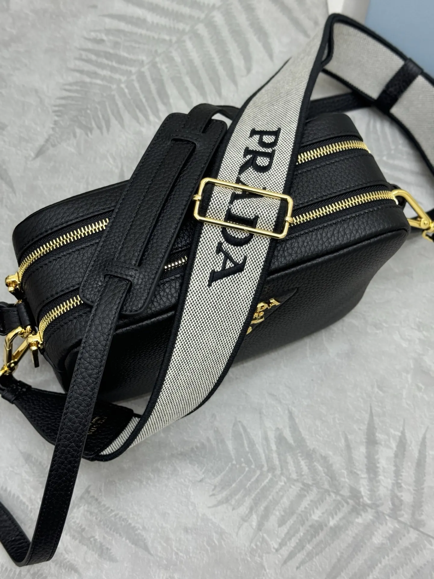 Prada 1BH082 Double-Layer Crossbody Bag D101011334 — view 2