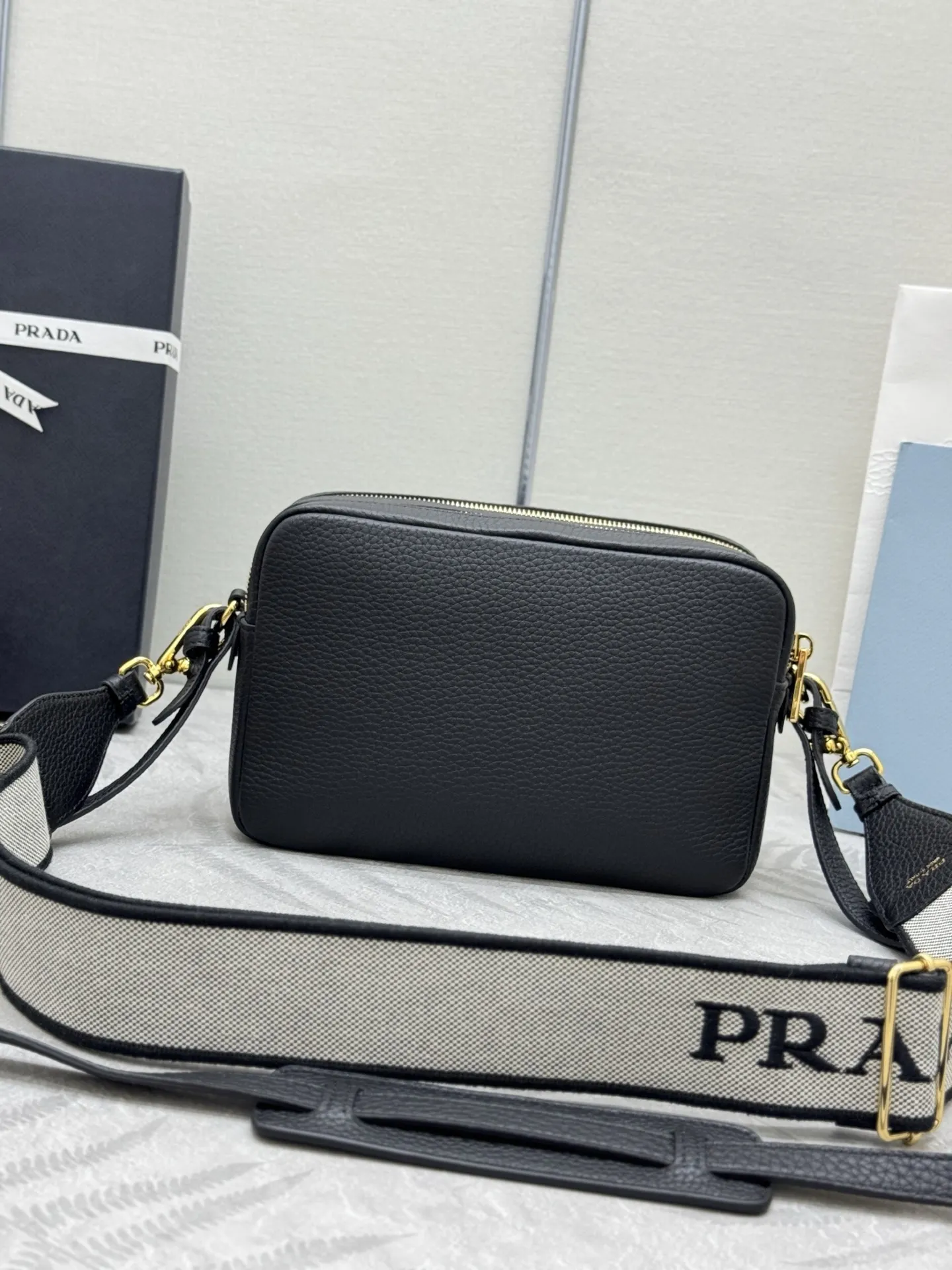 Prada 1BH082 Double-Layer Crossbody Bag D101011334 — view 3