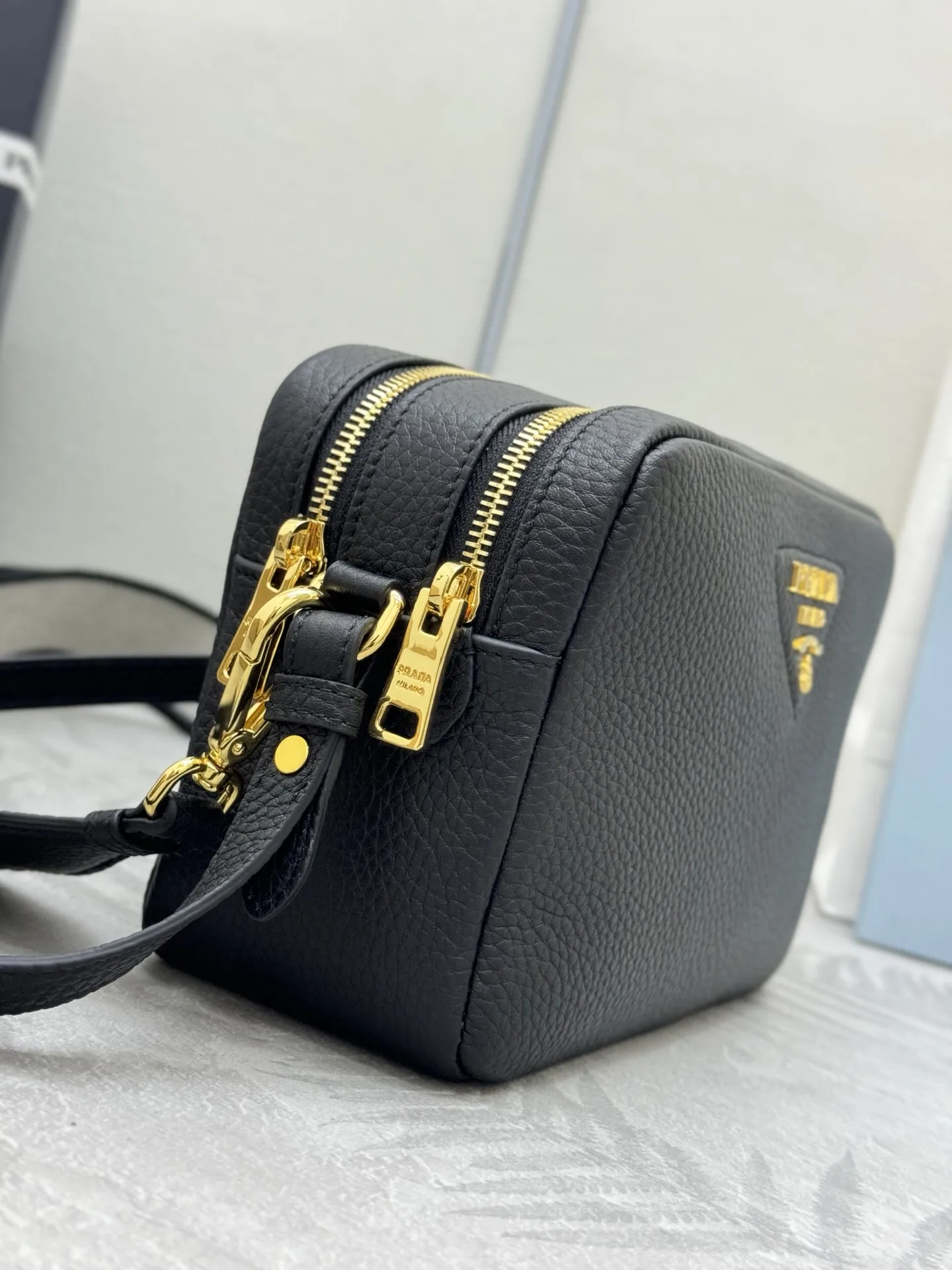 Prada 1BH082 Double-Layer Crossbody Bag D101011334 — view 4