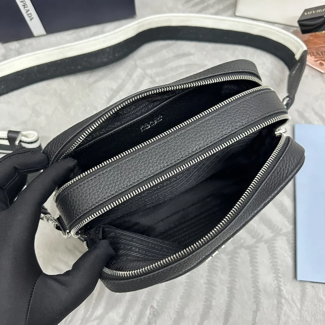 Prada Grained Leather Crossbody Bag D99011001 — view 6