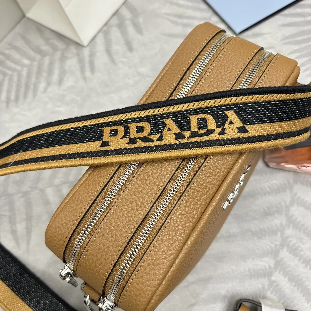 Prada Deerskin-Effect Leather Crossbody Bag D99011336 — view 3