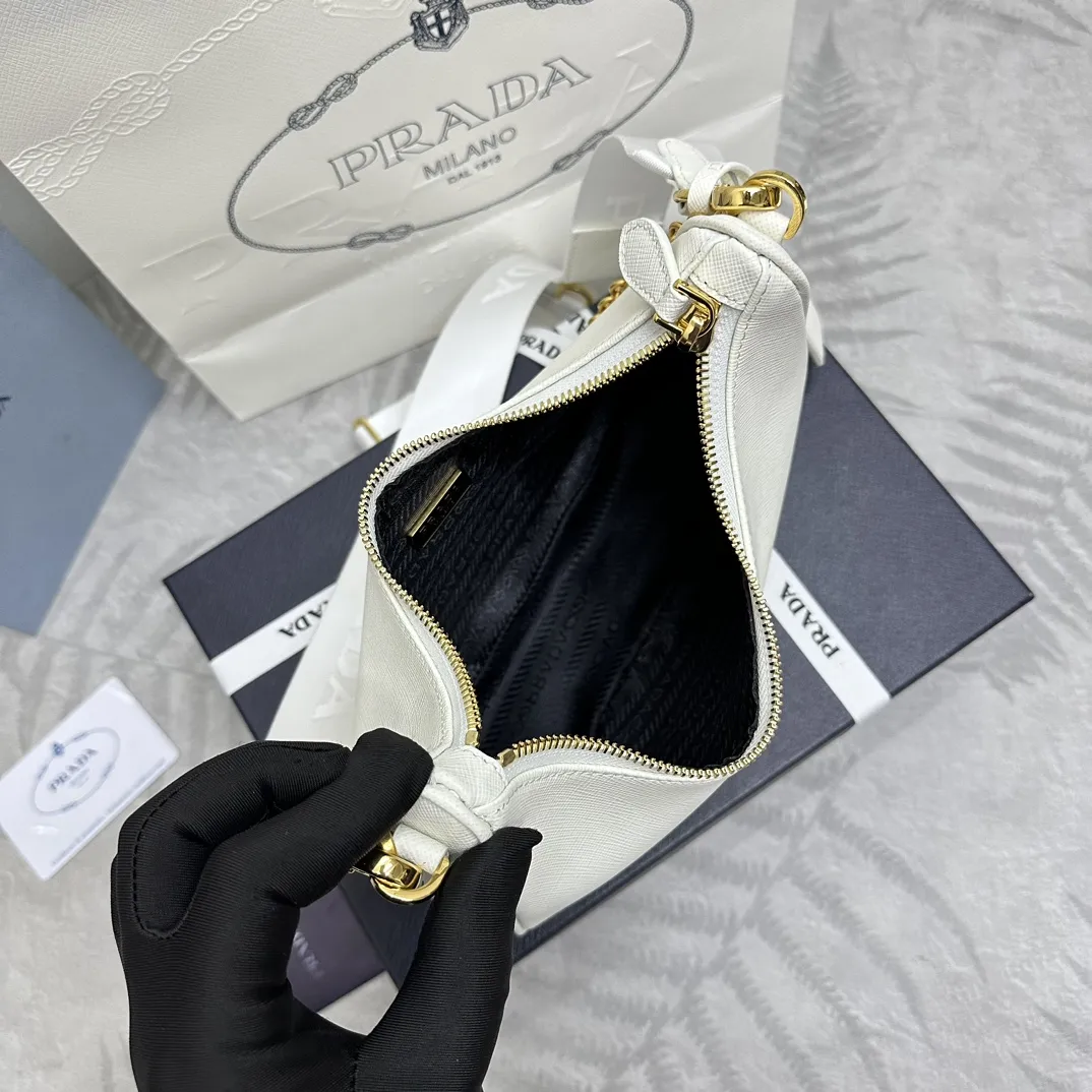 Prada Re-Edition 2005 Saffiano Leather Hobo Bag D89011337 — view 8