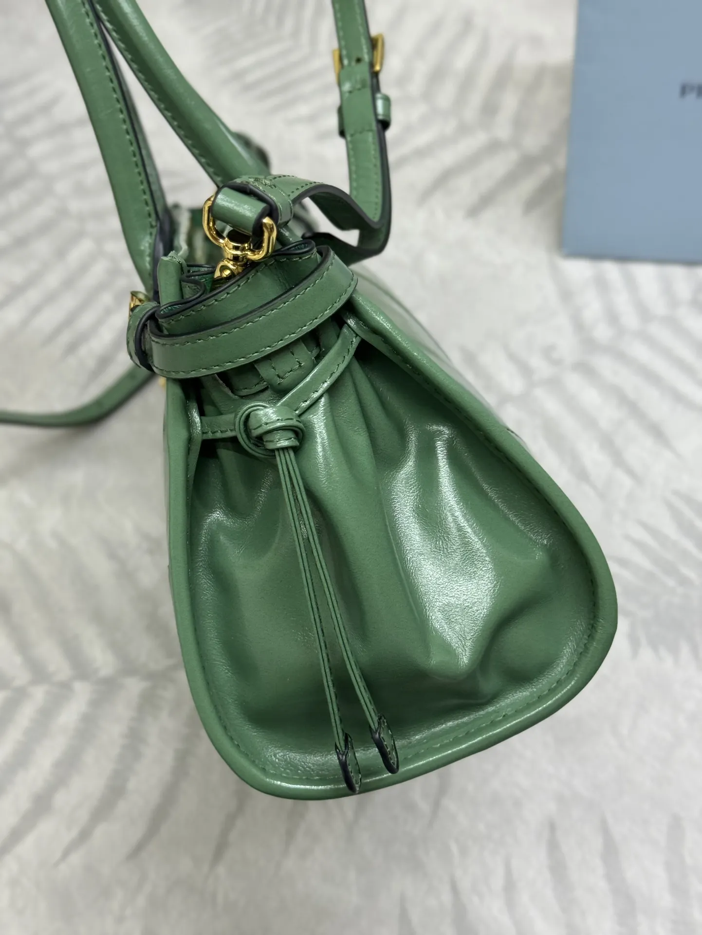 Soft Lux Leather Top-Handle Shoulder Bag D105011351 — view 5