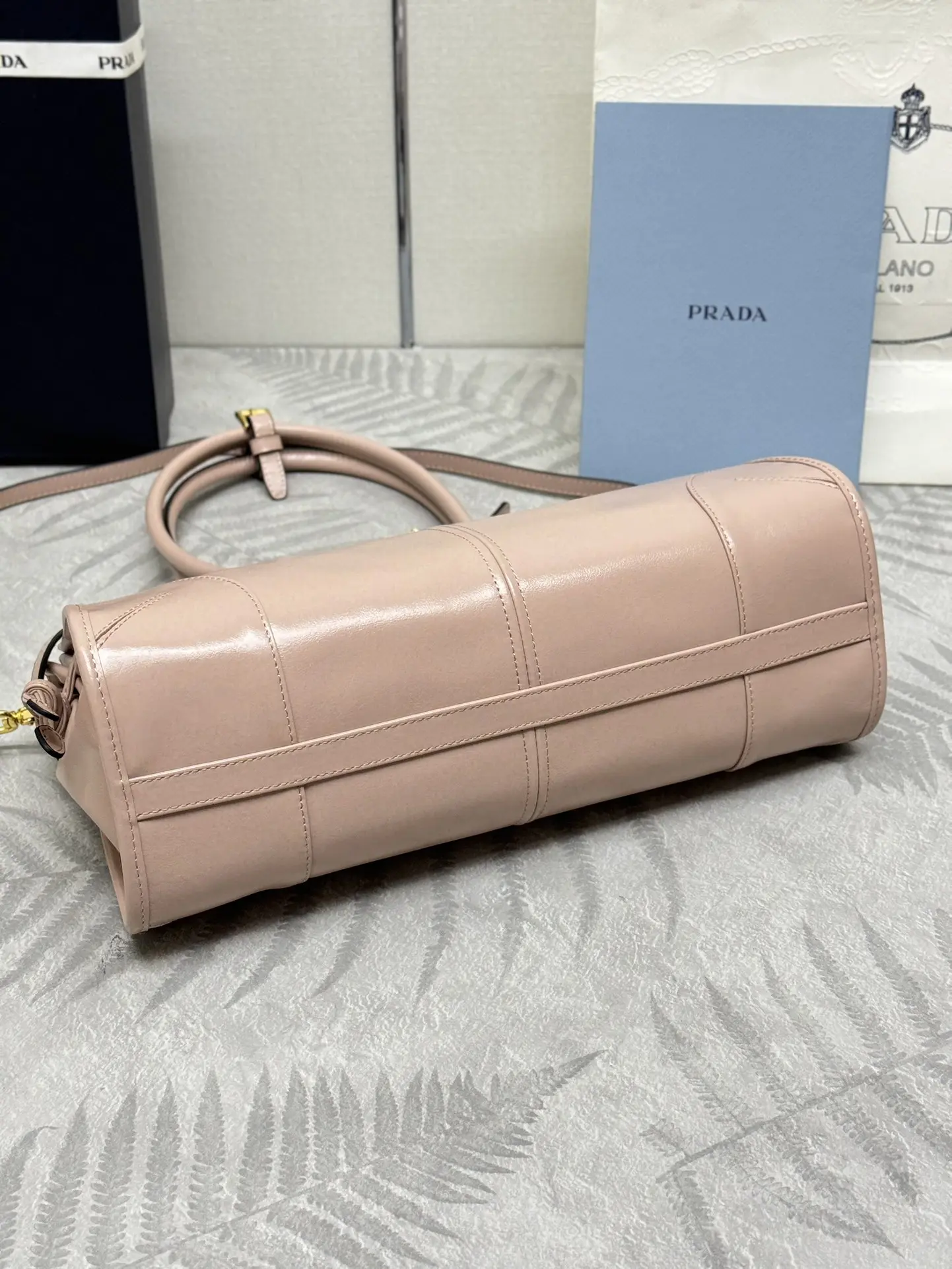 Soft Lux Leather Top-Handle Bag D105011352 — view 4