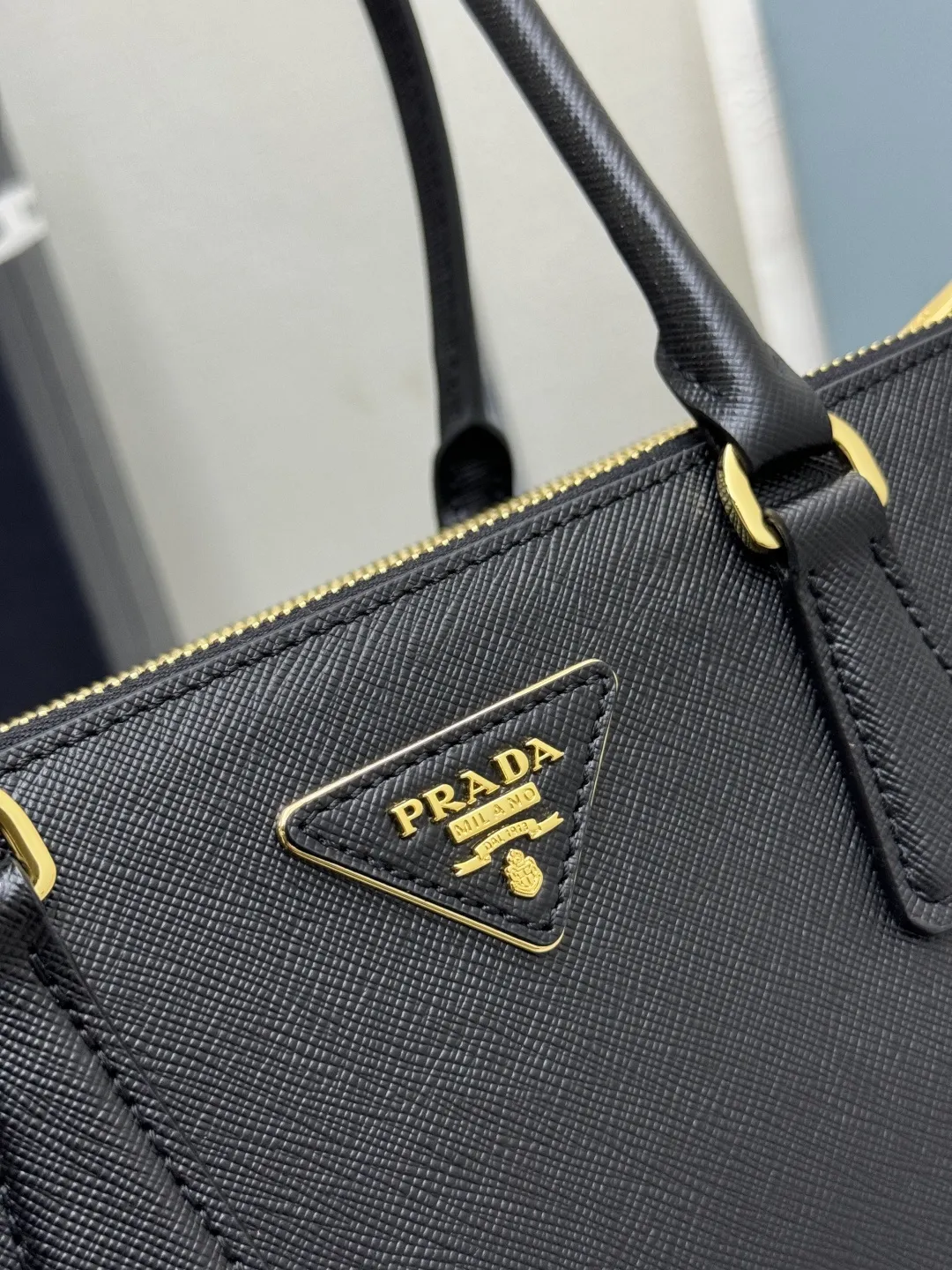 Prada Saffiano Crossbody Top-Handle Bag D109011358 — view 7