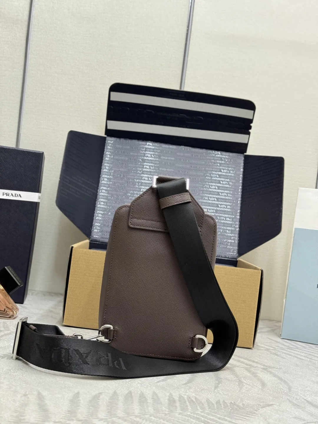Saffiano Leather Crossbody Bag D69011359 — view 2
