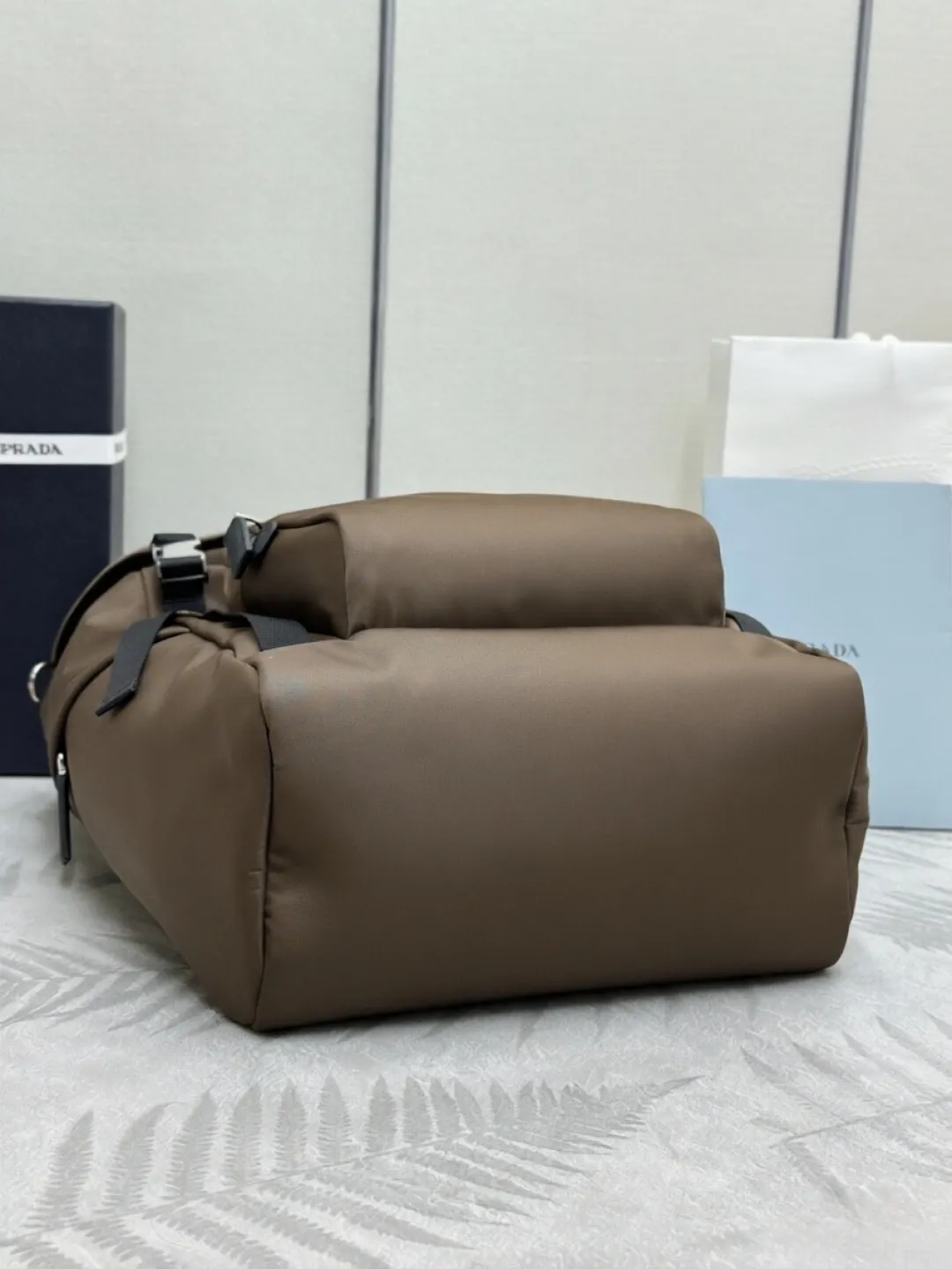 Prada Re-Nylon Backpack with Enamel Logo D91011363 — view 5