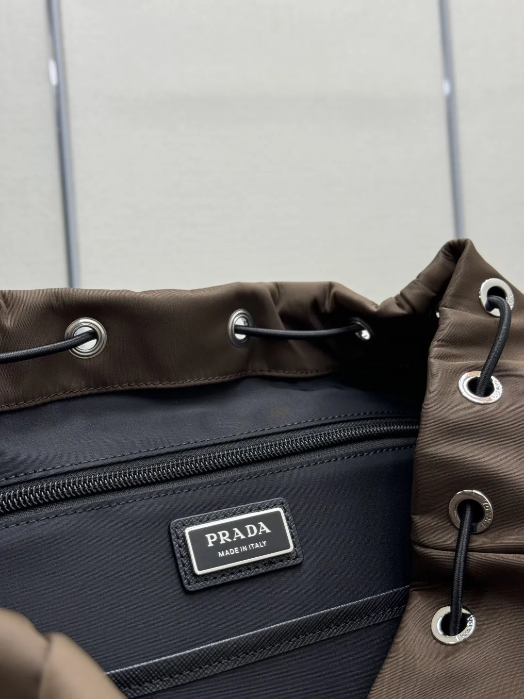 Prada Re-Nylon Backpack with Enamel Logo D91011363 — view 9