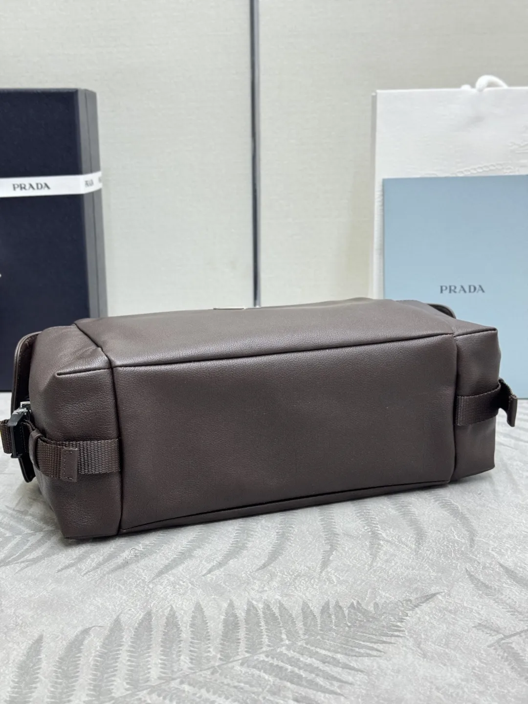Prada Small Explore Leather Shoulder Bag D98011366 — view 6