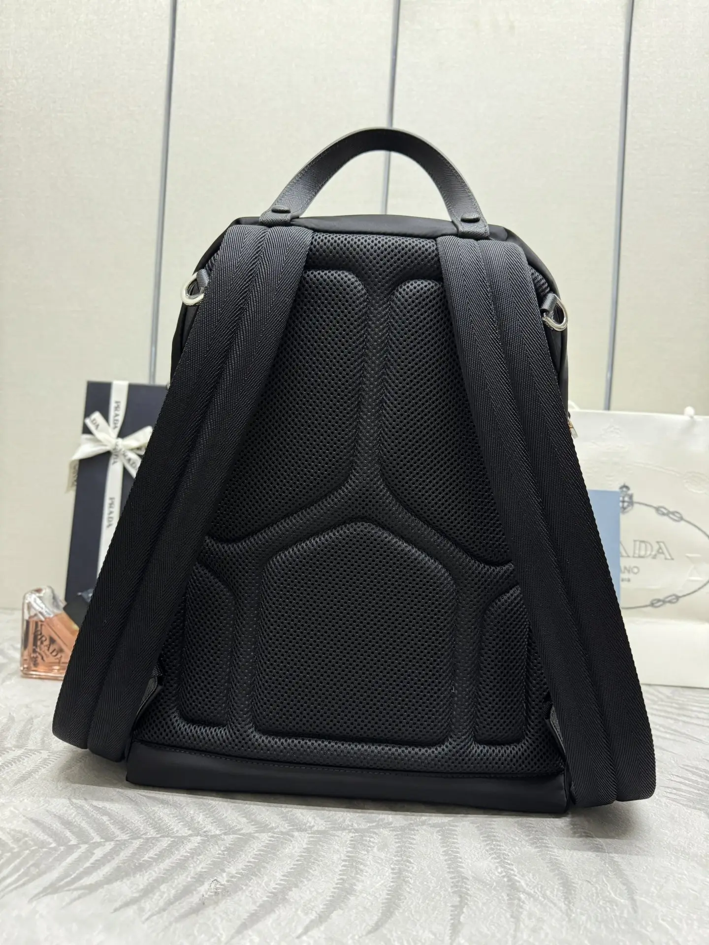 Prada 2VZ066 Saffiano & Nylon Backpack D76011372 — view 4