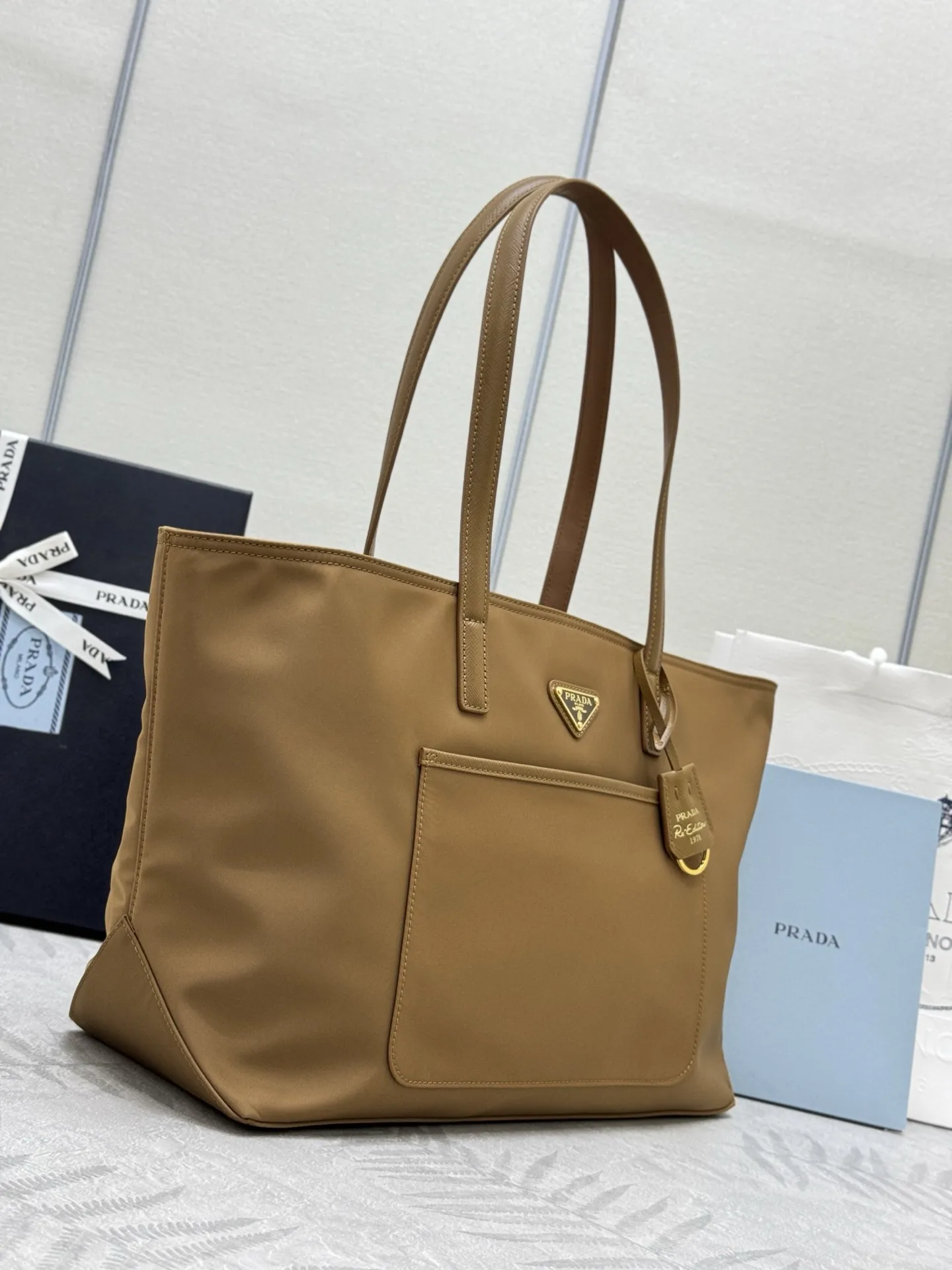 Prada Re-Edition Nylon Tote Bag D67011374 — view 2