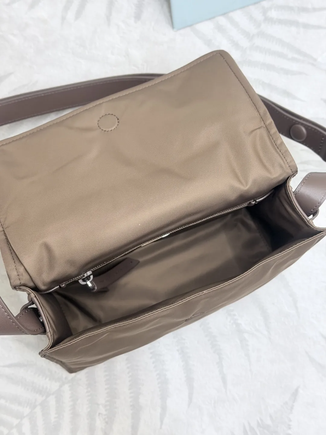 Prada Re-Nylon Mini Flap Crossbody Bag D73011378 — view 7