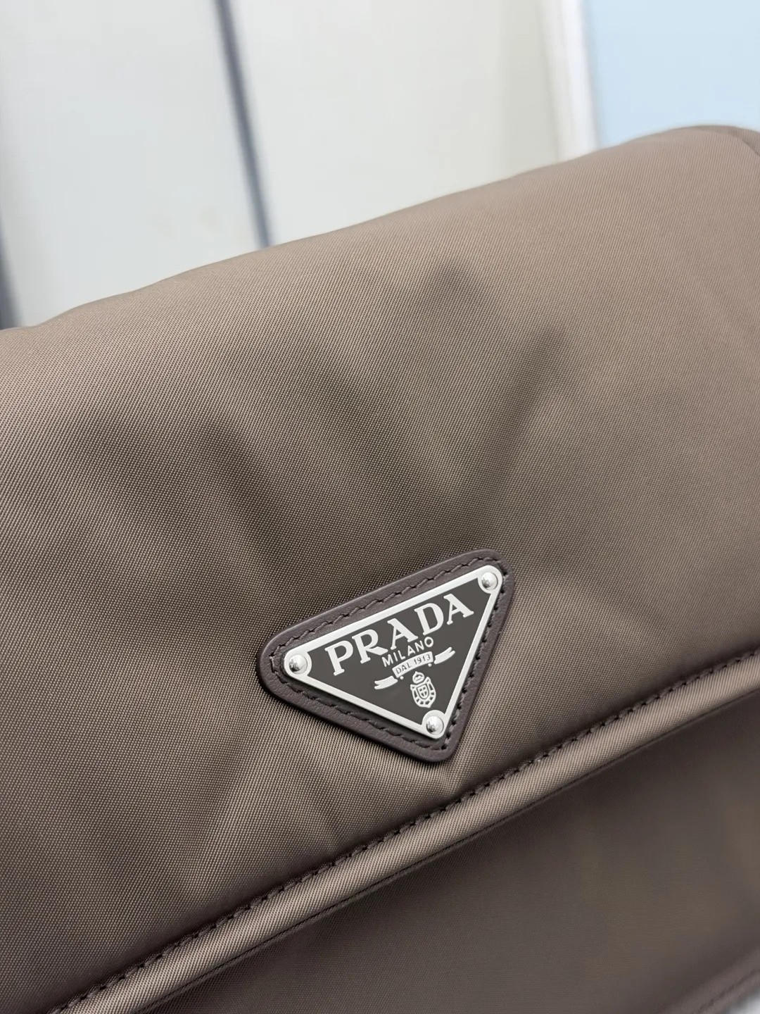 Prada Re-Nylon Mini Flap Crossbody Bag D73011378 — view 9