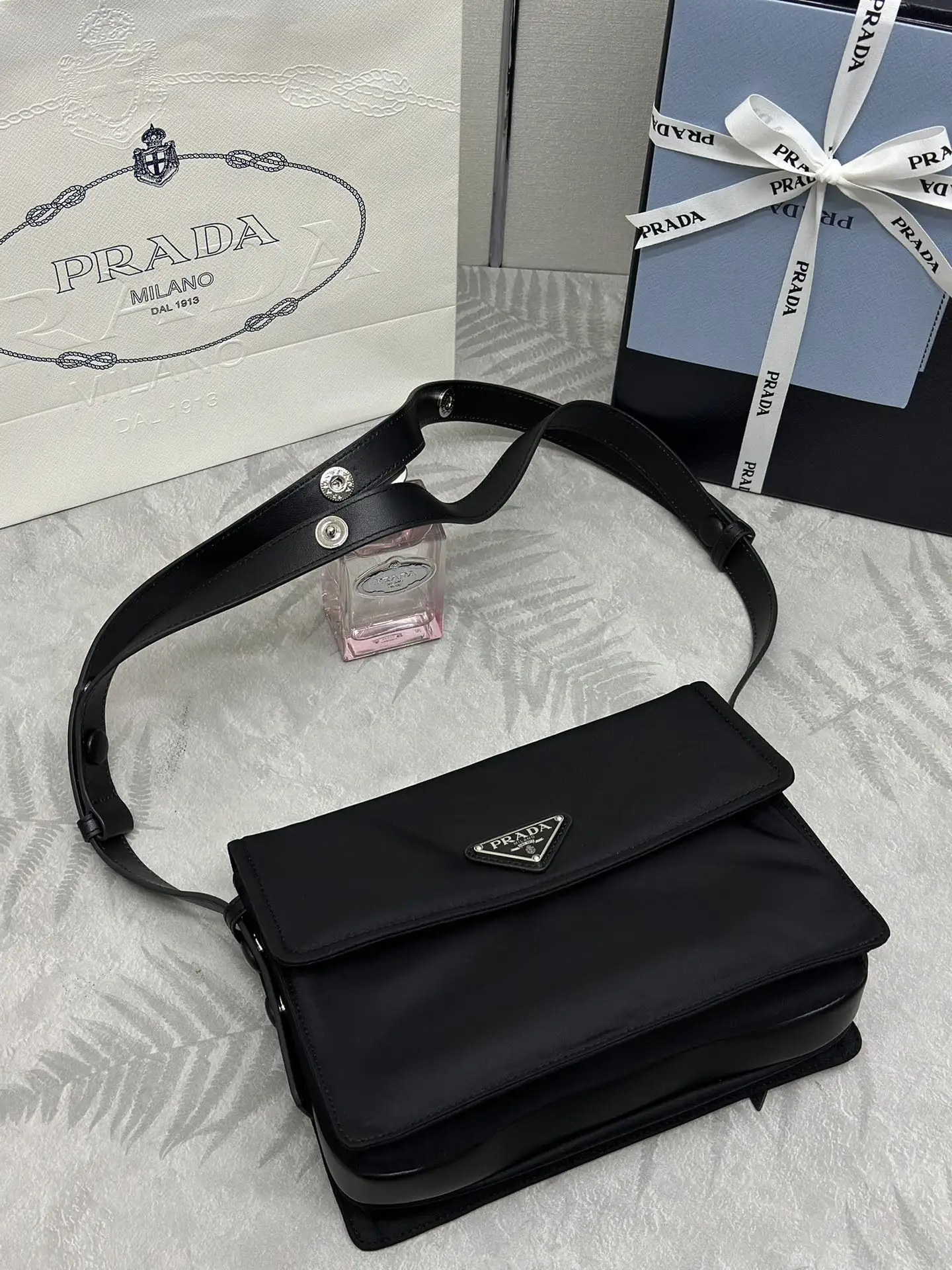 Prada Re-Nylon Mini Cini Messenger Bag D73011009 — view 5