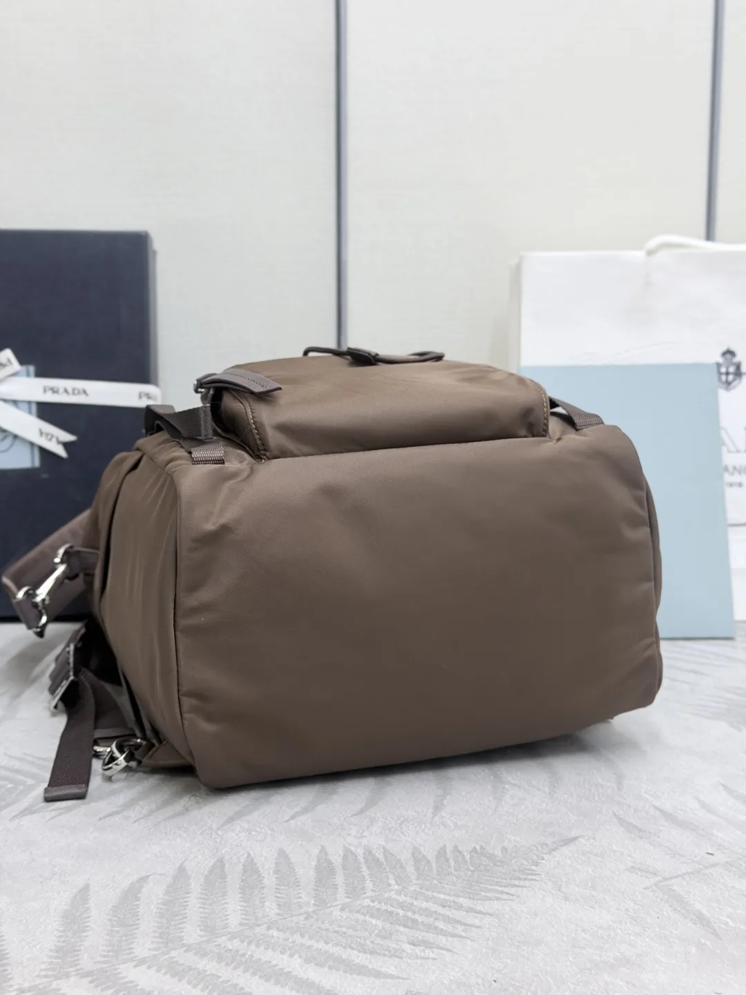 Re-Nylon Backpack with Detachable Straps D86011379 — view 5