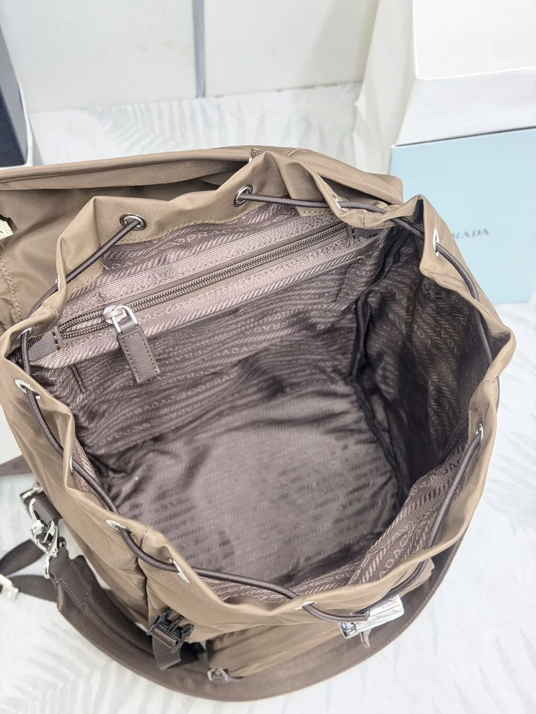 Re-Nylon Backpack with Detachable Straps D86011379 — view 6