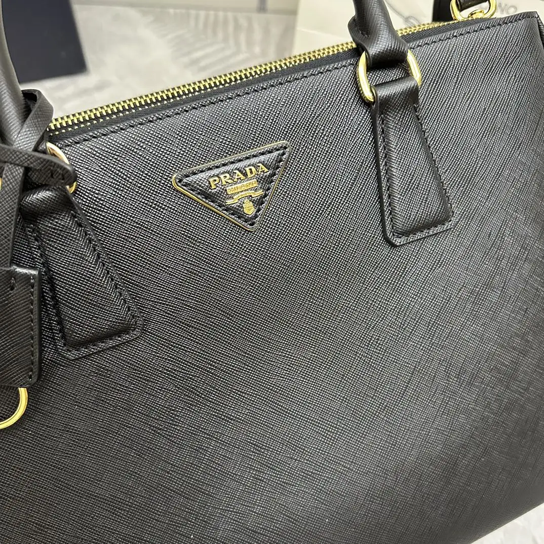 Prada Saffiano Leather Double Handle Tote Bag D104011381 — view 6