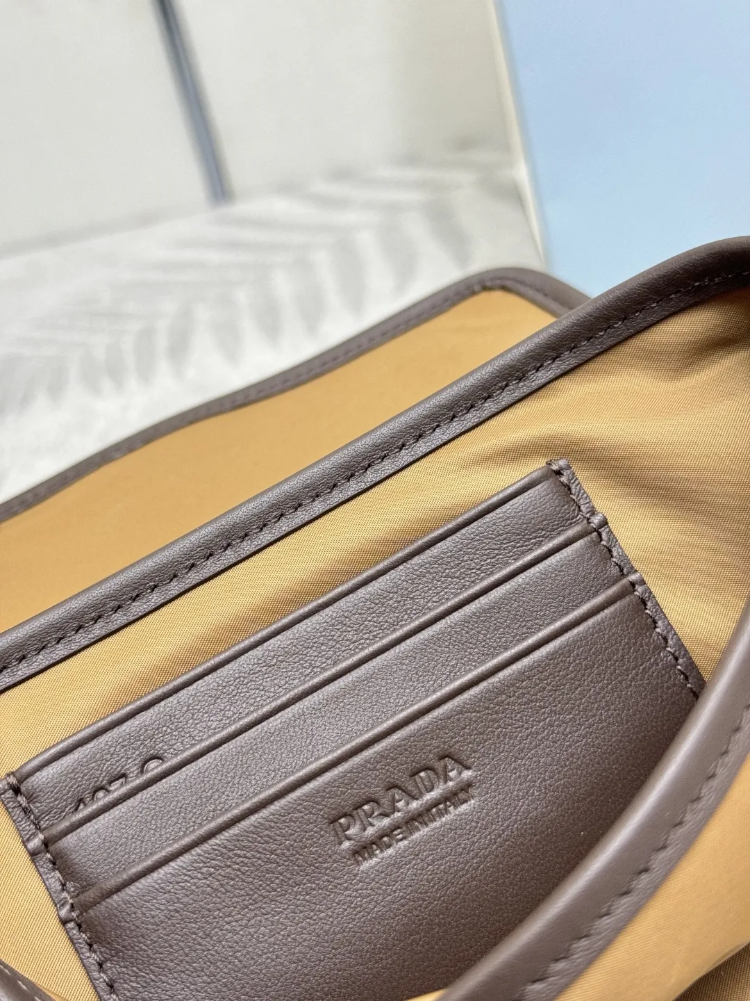 Re-Nylon Color-Block Crossbody Phone Bag D64011385 — view 9