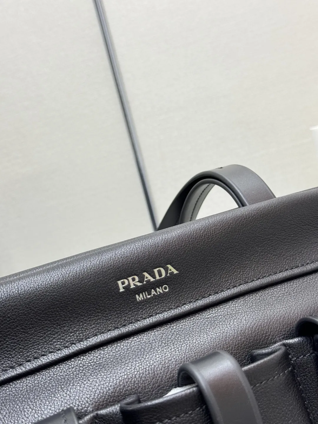 Prada Large 1BG644 Leather Tote Bag D131011386 — view 8