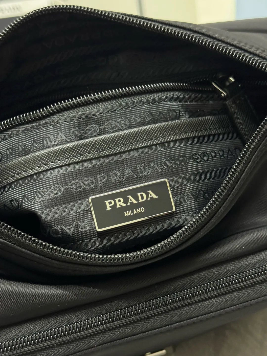 Re-Nylon Crossbody Bag with Mini Pouch D74011387 — view 9