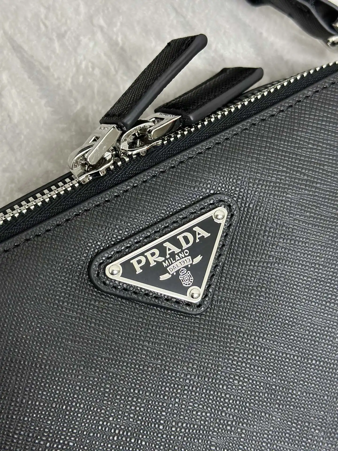 Prada Saffiano Leather Crossbody Bag 2VH173 D74011388 — view 6