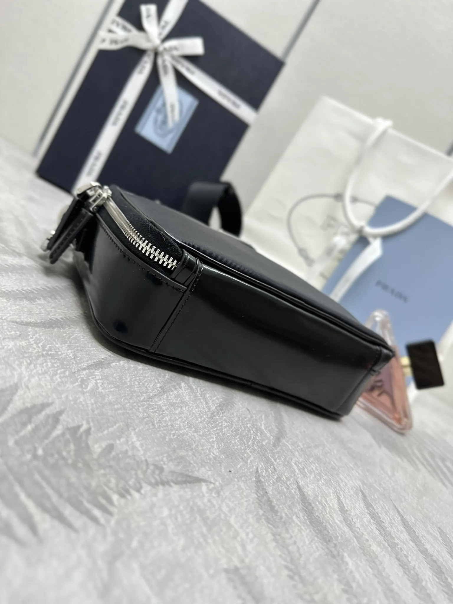 Prada Re-Nylon and Leather Camera Bag D77011392 — view 5