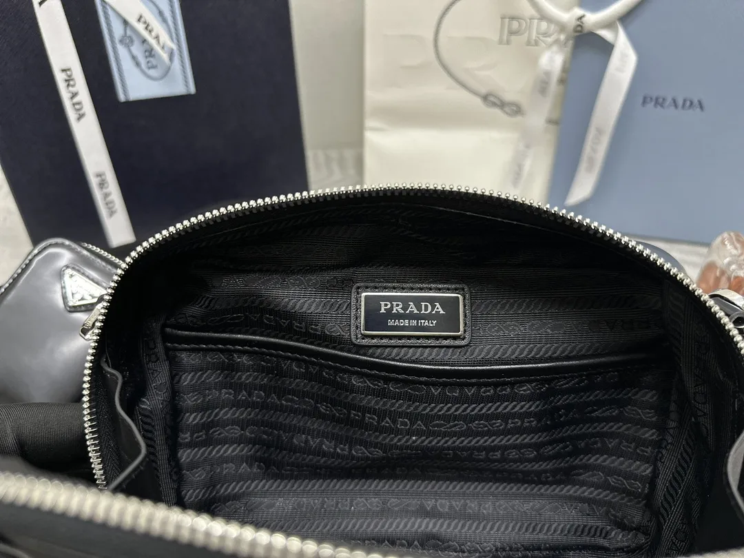 Prada Re-Nylon and Leather Camera Bag D77011392 — view 9