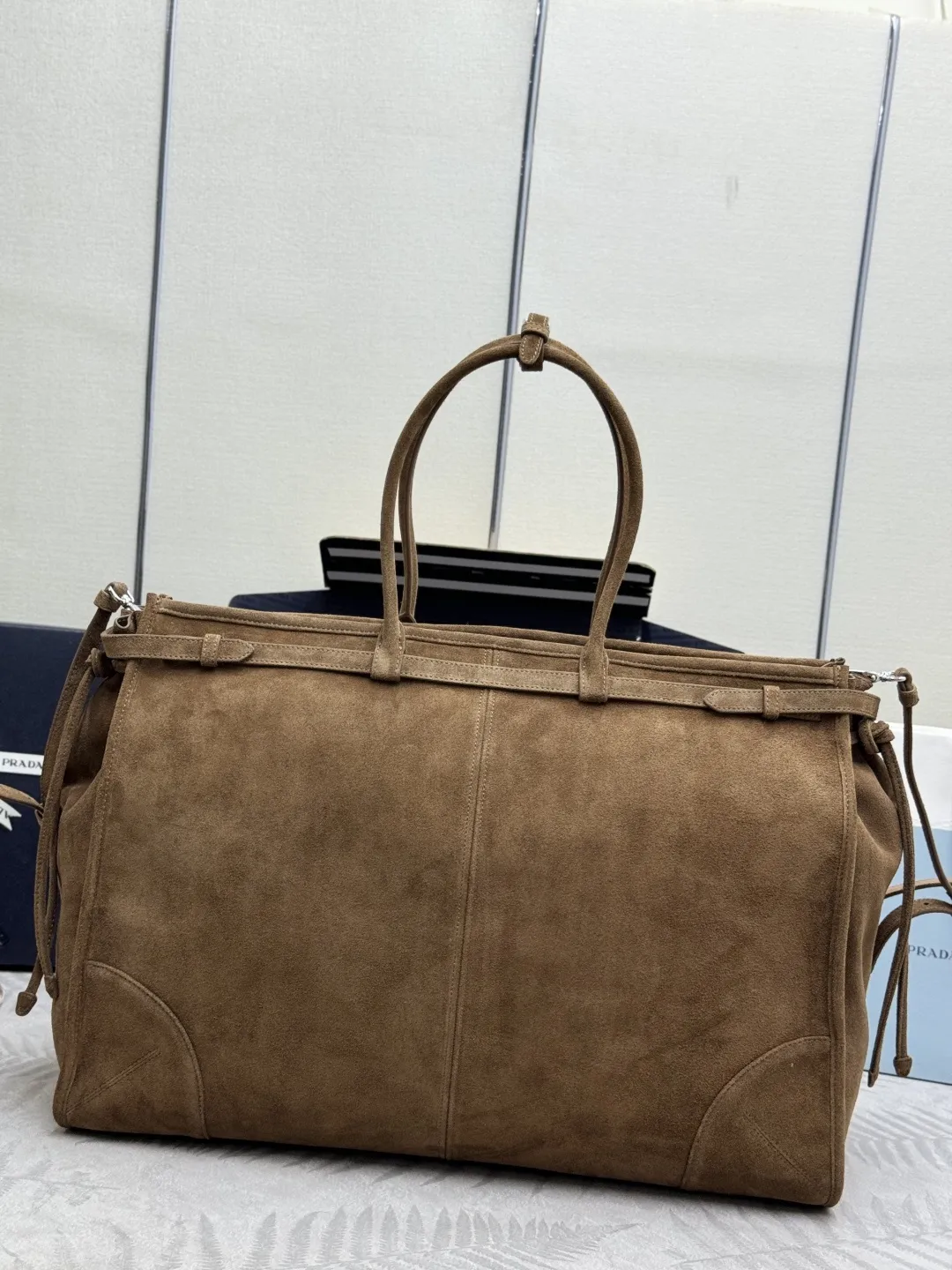 Suede Top-Handle & Crossbody Bag D119011398 — view 2
