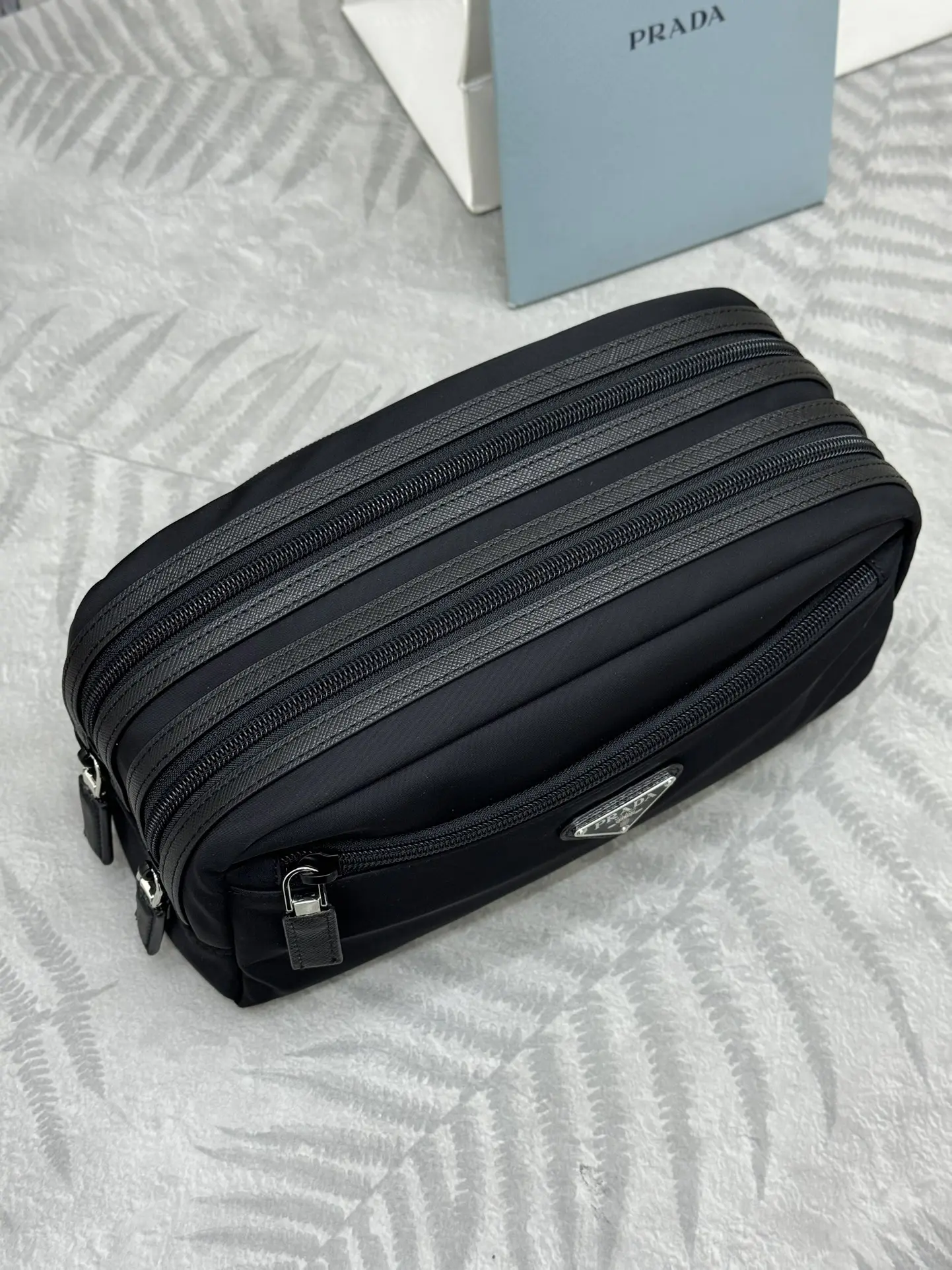 Re-Nylon Double-Layer Travel Pouch D62011402 — view 4
