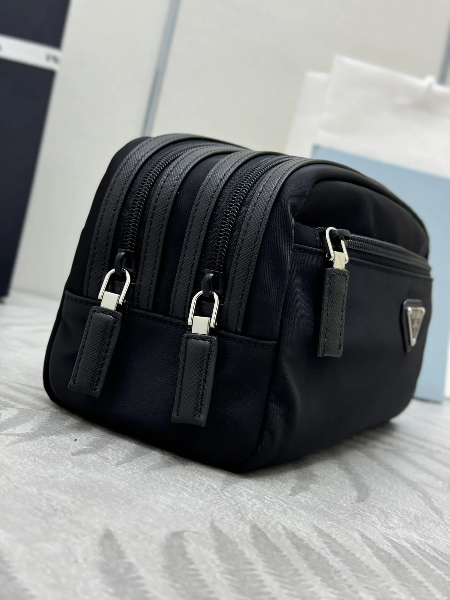 Re-Nylon Double-Layer Travel Pouch D62011402 — view 5