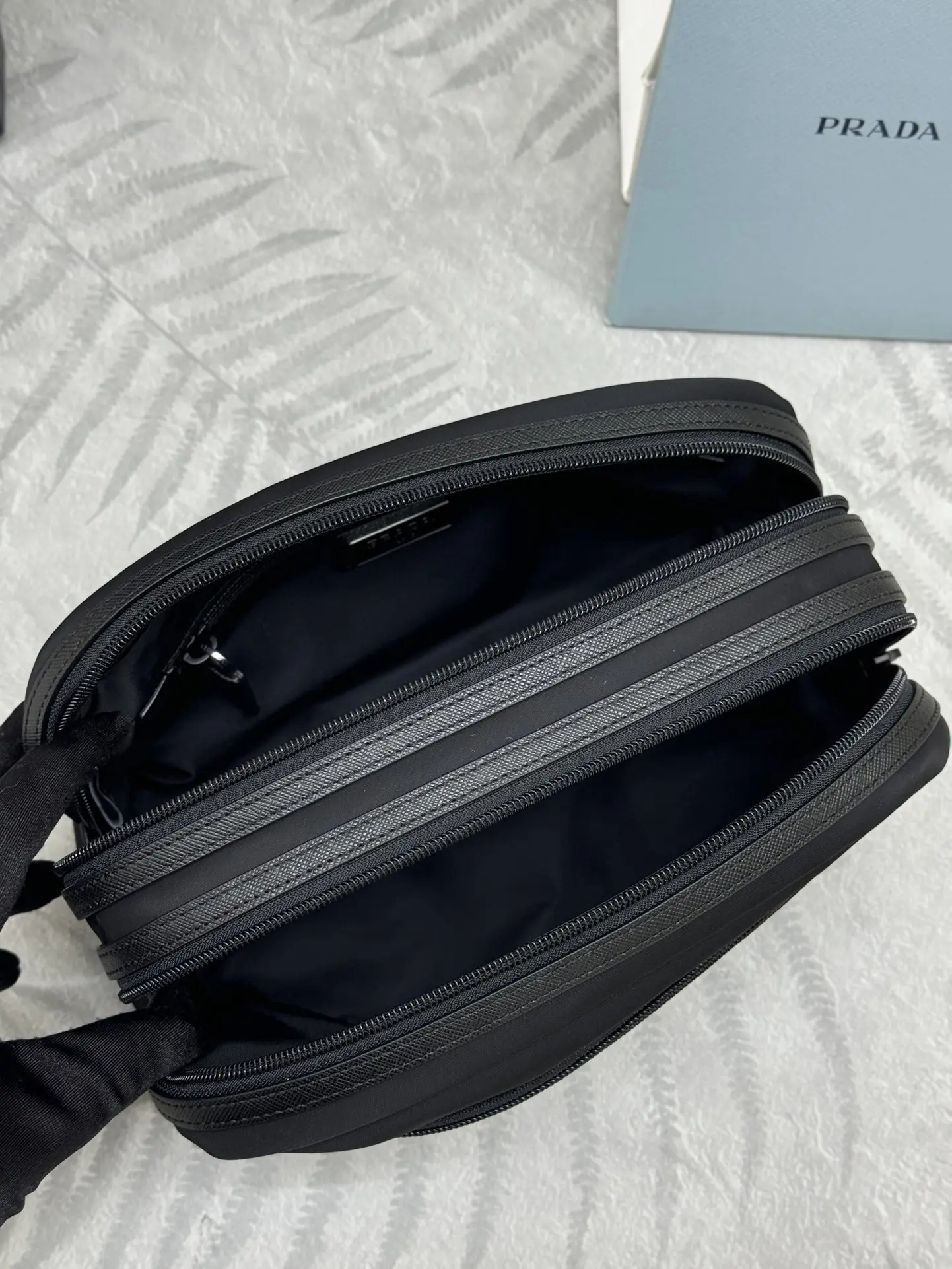 Re-Nylon Double-Layer Travel Pouch D62011402 — view 7
