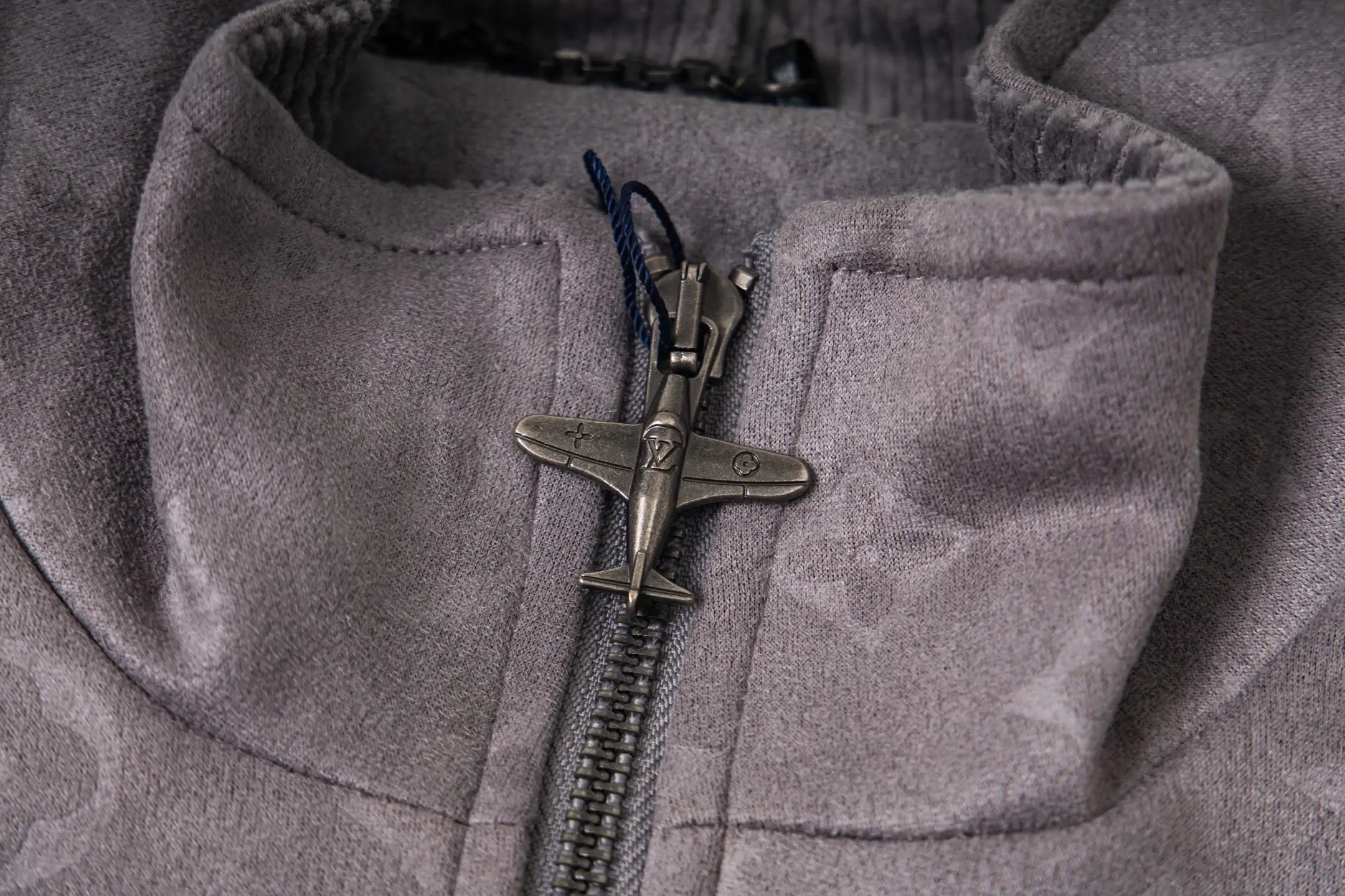 Monogram Embossed Faux Suede Bomber Jacket D29523486 — view 4