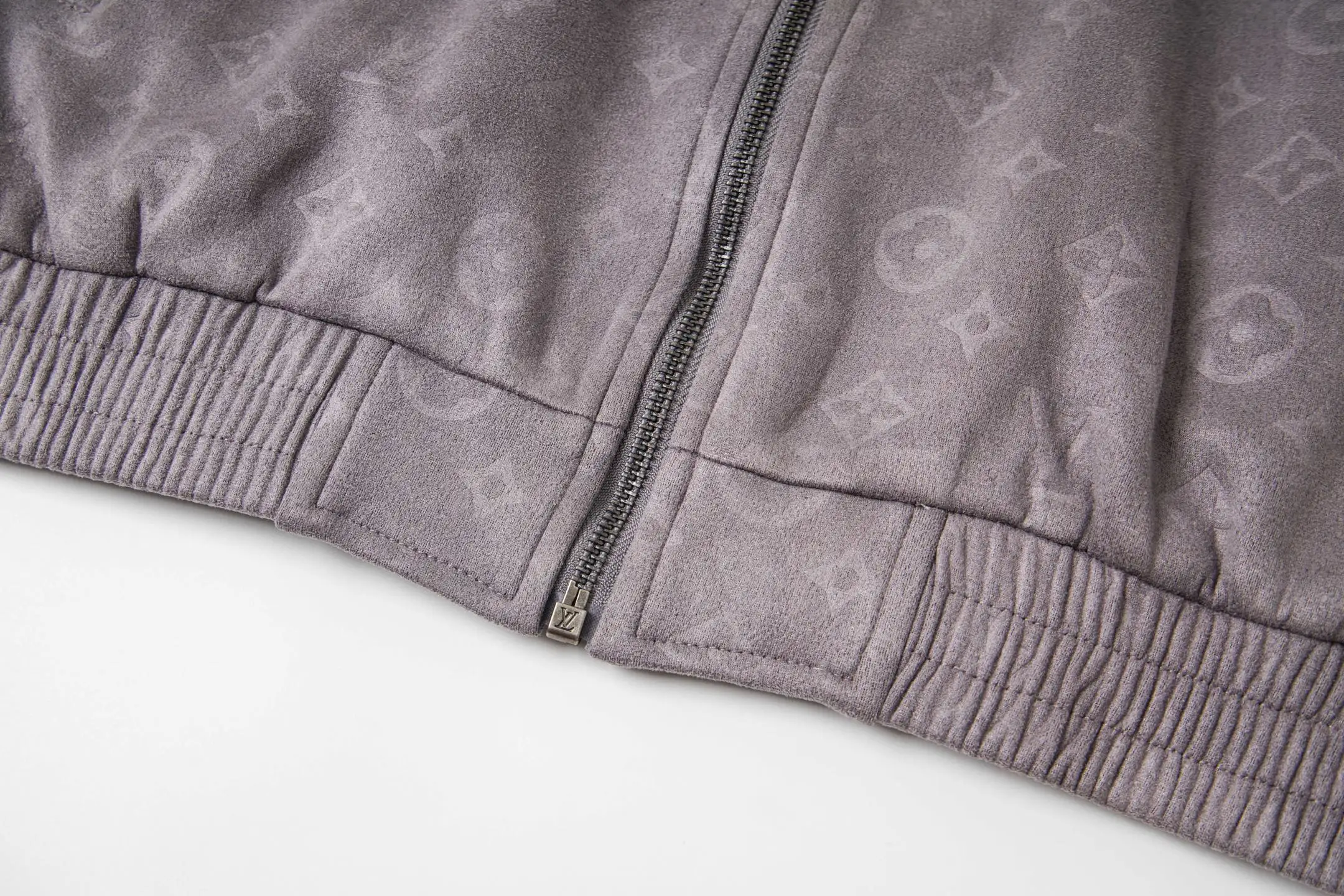 Monogram Embossed Faux Suede Bomber Jacket D29523486 — view 8