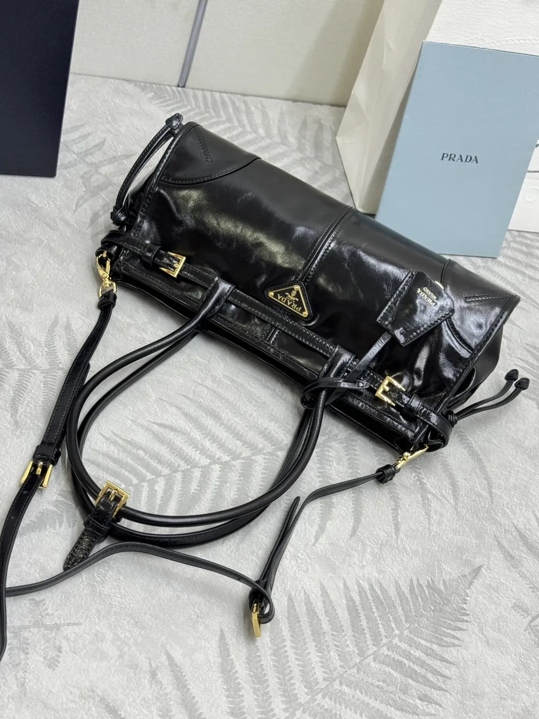 Soft Lux Leather Top-Handle Bag D104018578 — view 3