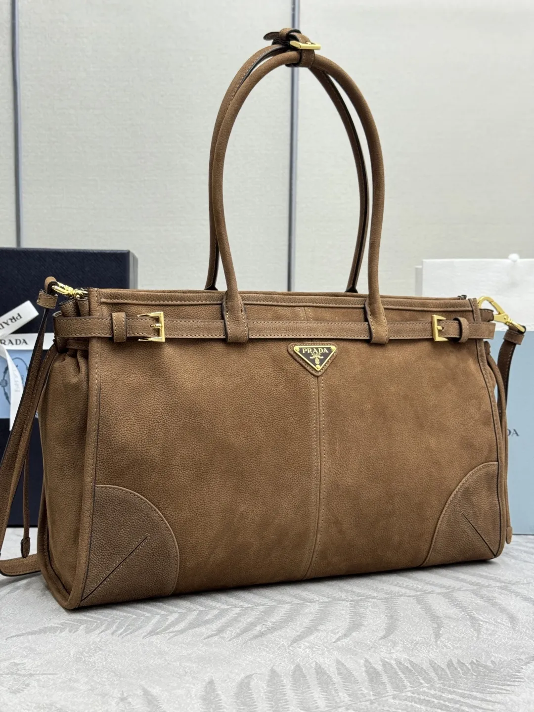 Soft Lux Suede Top-Handle & Crossbody Bag D108018570 — view 22