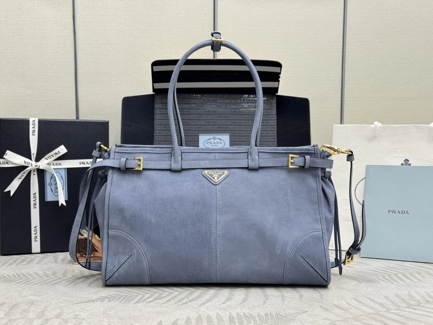 Soft Lux Suede Top-Handle & Crossbody Bag D108018570