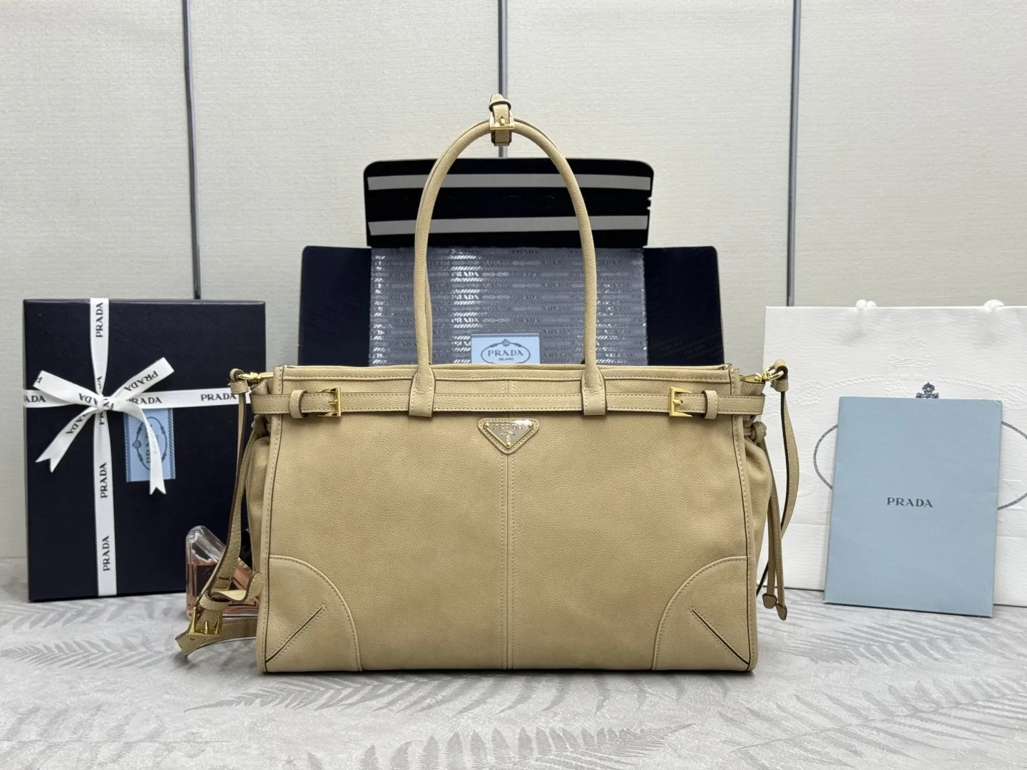 Soft Lux Suede Top-Handle & Crossbody Bag D108018570 — view 10
