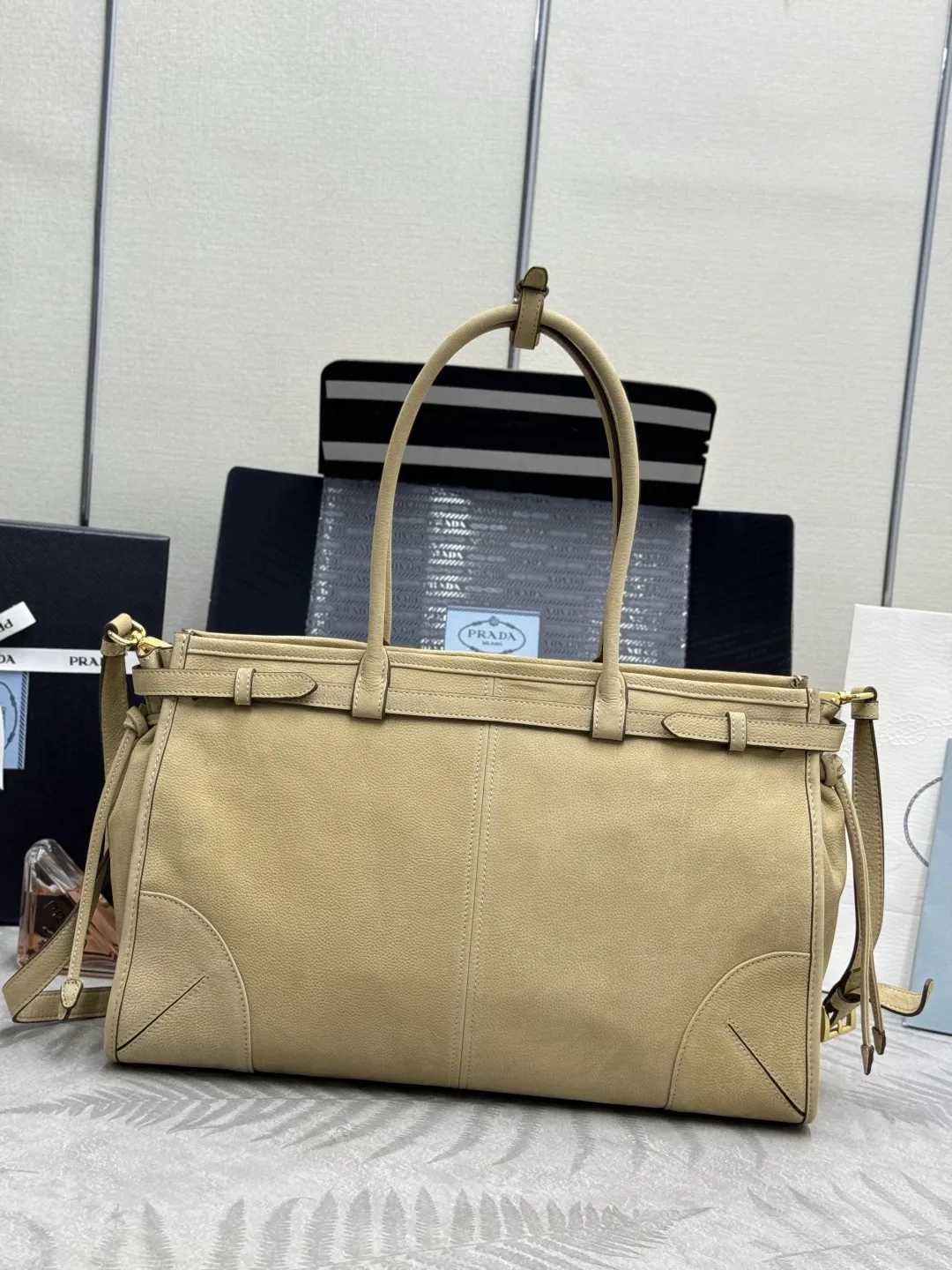 Soft Lux Suede Top-Handle & Crossbody Bag D108018570 — view 11