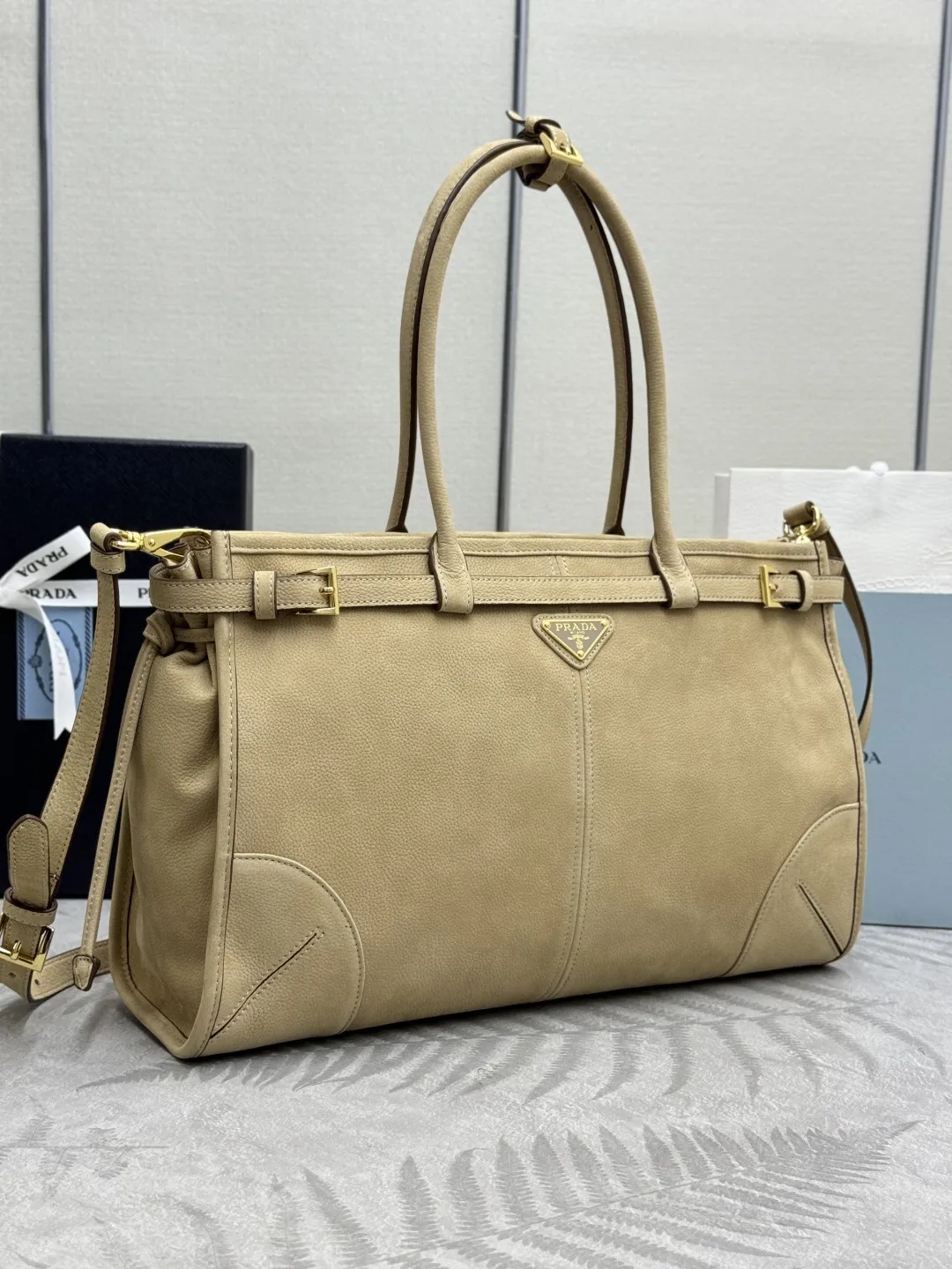 Soft Lux Suede Top-Handle & Crossbody Bag D108018570 — view 12