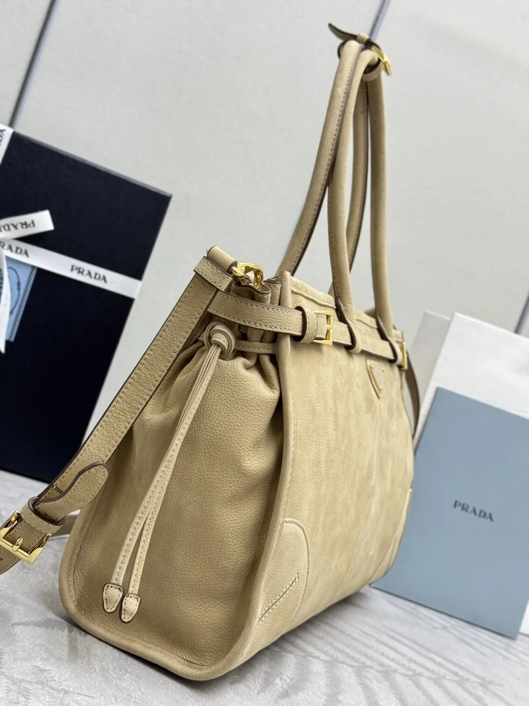 Soft Lux Suede Top-Handle & Crossbody Bag D108018570 — view 14