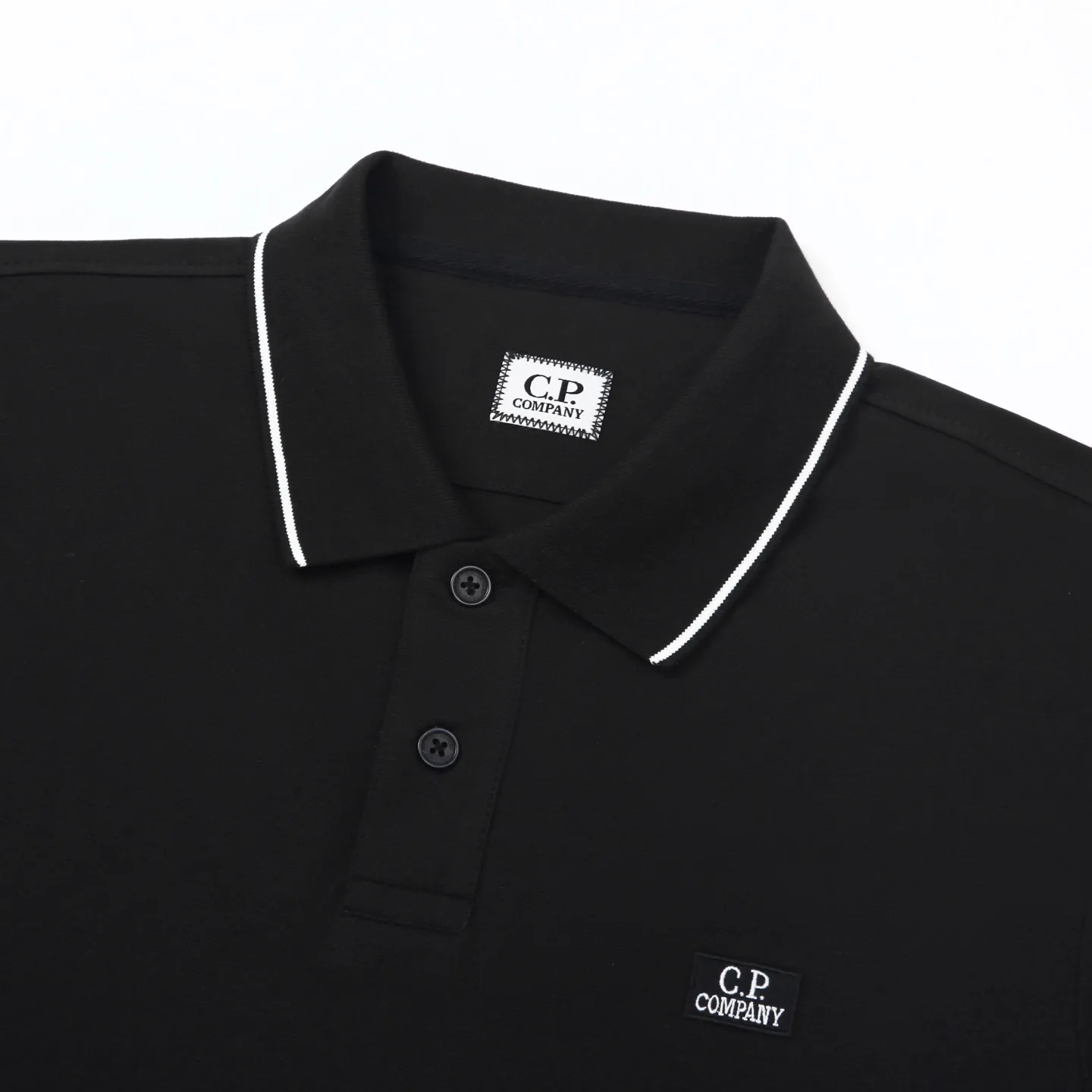 Logo-Patch Stretch-Cotton Piqué Polo Shirt D12511983 — view 3